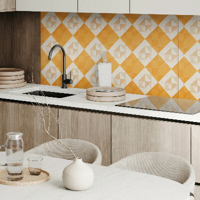 Square wall panel Geometric diamond pattern