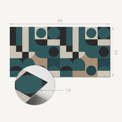 Pvc wall panel Abstract shapes and forms