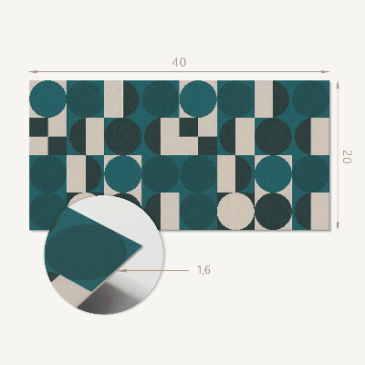 Square tv wall panel Geometry of shapes and forms