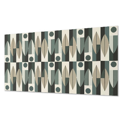 Square wall panel Abstract geometric pattern
