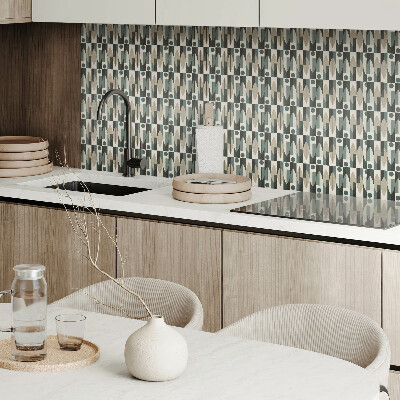 Square wall panel Abstract geometric pattern
