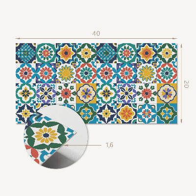 Pvc wall panel Floral and geometric patterns