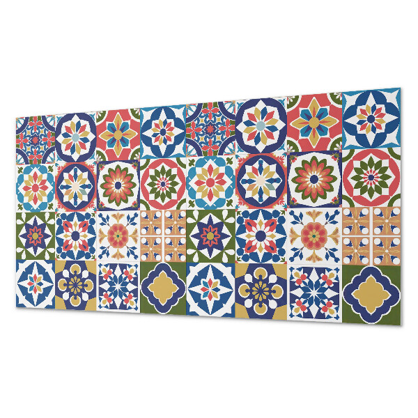 Square tv wall panel Mosaic patterns in squares