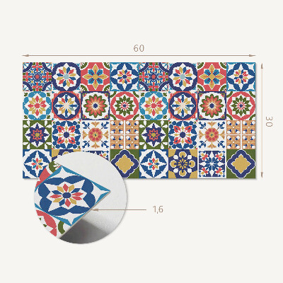 Square tv wall panel Mosaic patterns in squares