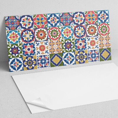 Square tv wall panel Mosaic patterns in squares