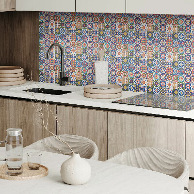 Square tv wall panel Mosaic patterns in squares