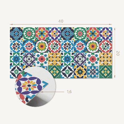 Square tv wall panel Checkered mosaic patterns