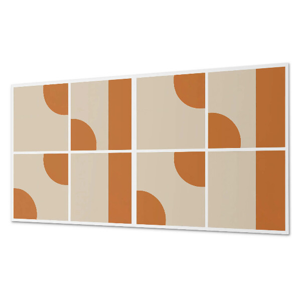 Square wall panel Abstract geometric shapes