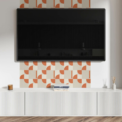 Pvc wall panel Abstract arrangement of shapes