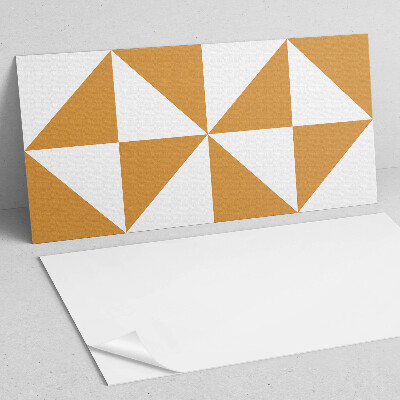 Square wall panel Geometric triangles in squares