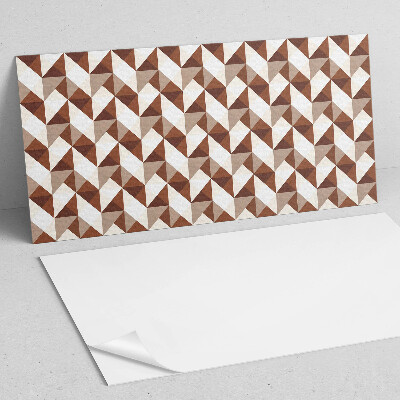 Square tv wall panel Geometric triangle pattern
