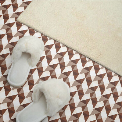 Square tv wall panel Geometric triangle pattern