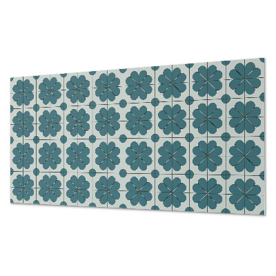 Square wall panel Floral patterns in the arrangement