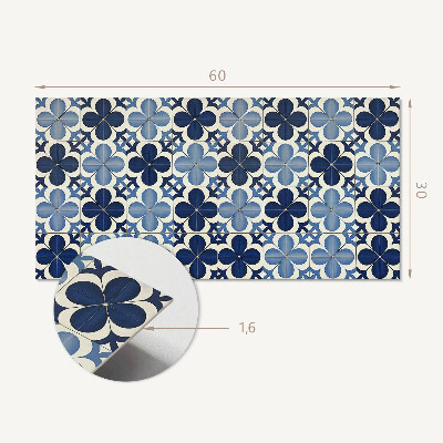 Pvc wall panel Geometric floral pattern