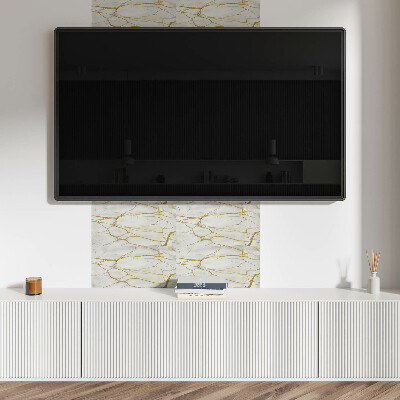 Square wall panel Elegant marble with veins