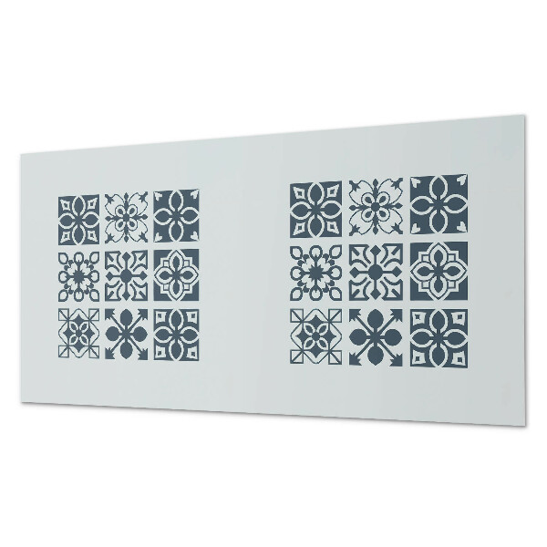 Square tv wall panel Geometric patterns in squares