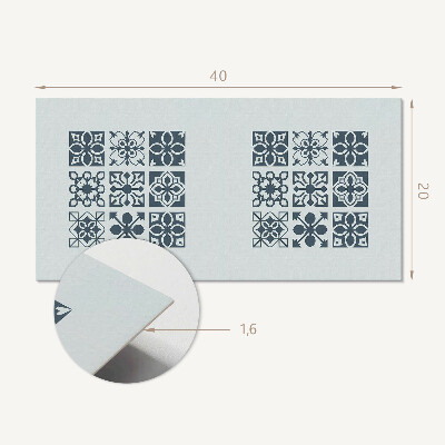 Square tv wall panel Geometric patterns in squares