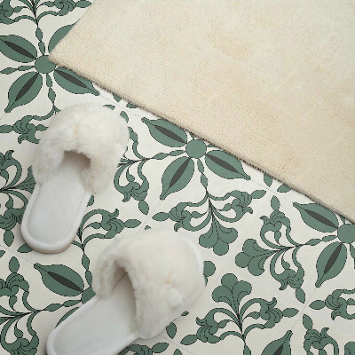Square tv wall panel Elegant plant pattern