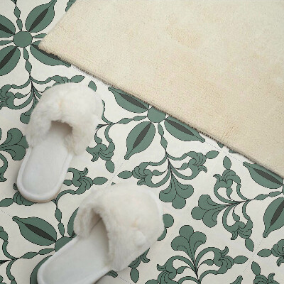 Square tv wall panel Elegant plant pattern