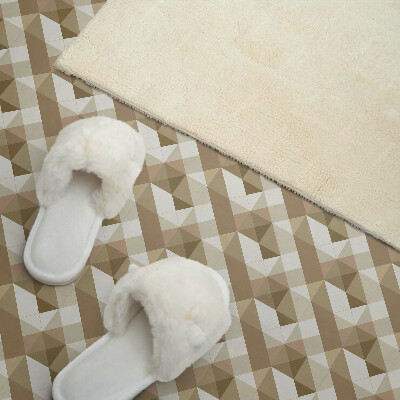Square wall panel Geometry in earth tones