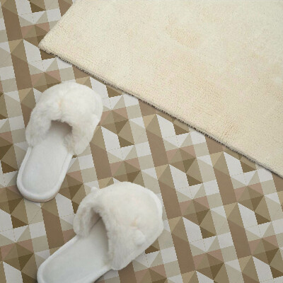 Square wall panel Geometry in earth tones