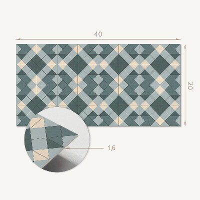 Pvc wall panel Geometric diamond pattern