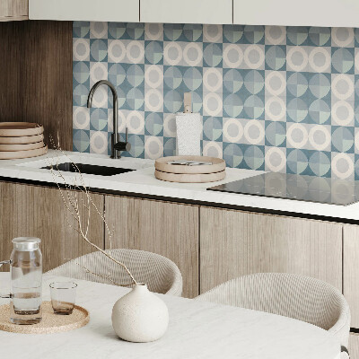 Pvc wall panel Geometry of circles and shapes