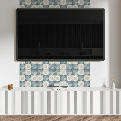 Pvc wall panel Geometry of circles and shapes