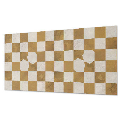 Square tv wall panel Abstract checkerboard pattern