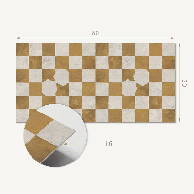 Square tv wall panel Abstract checkerboard pattern