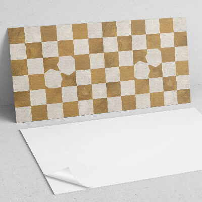 Square tv wall panel Abstract checkerboard pattern
