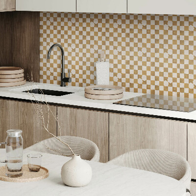 Square tv wall panel Abstract checkerboard pattern