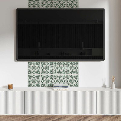 Pvc wall panel Plant pattern with a floral motif