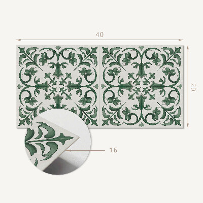 Pvc wall panel Plant pattern with a floral motif