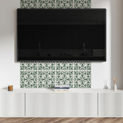 Pvc wall panel Plant pattern with a floral motif