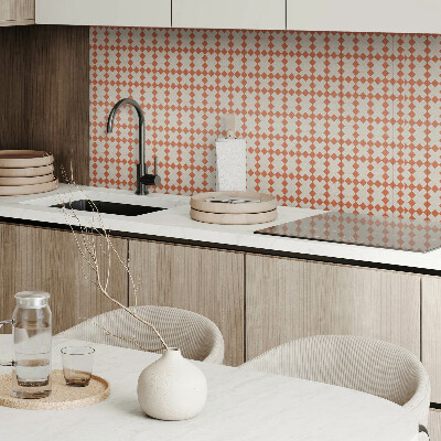 Square wall panel Diamond pattern in a grid