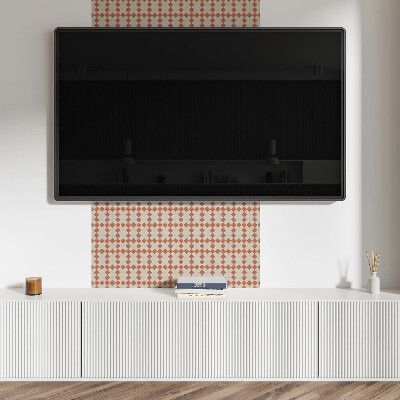 Square wall panel Diamond pattern in a grid