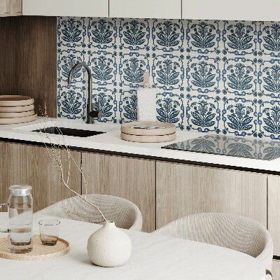 Pvc wall panel Floral pattern with leaves
