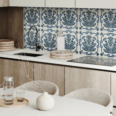 Pvc wall panel Floral pattern with leaves