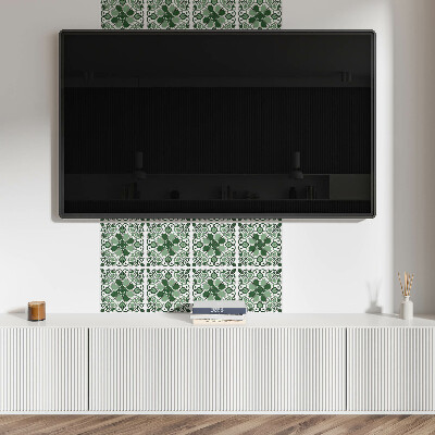 Square wall panel Plant pattern with leaves