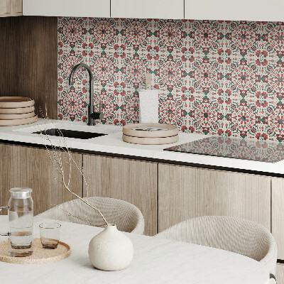 Pvc wall panel Floral pattern with symmetry