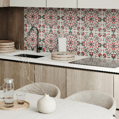 Pvc wall panel Floral pattern with symmetry