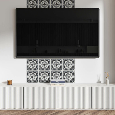 Pvc wall panel Floral pattern with ornaments