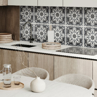 Pvc wall panel Floral pattern with ornaments