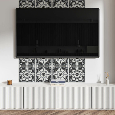 Pvc wall panel Floral pattern with ornaments