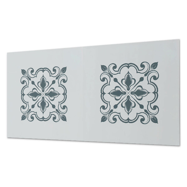 Pvc wall panel Plant pattern with ornaments