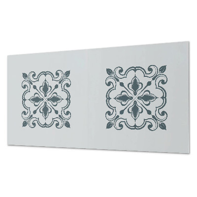 Pvc wall panel Plant pattern with ornaments