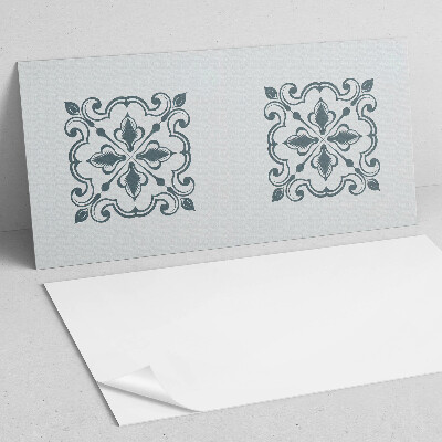 Pvc wall panel Plant pattern with ornaments