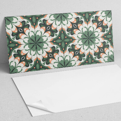 Square wall panel Stylish plant pattern