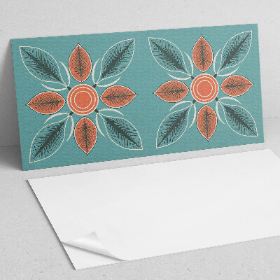 Pvc wall panel Floral pattern with leaves